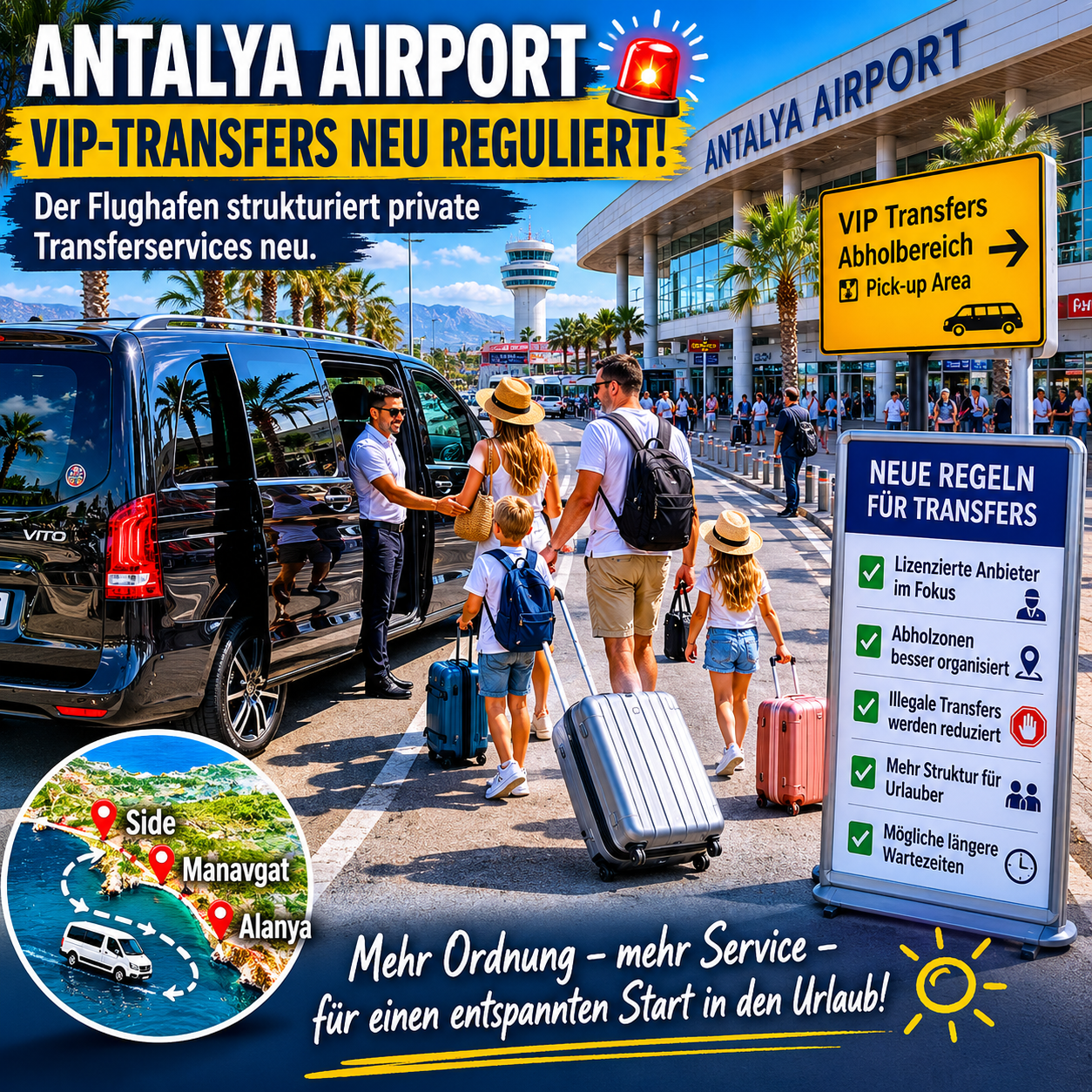 📍 Alanya  Hintergrund ist der stark wachsende Transferverkehr an der Türkischen Riviera während der Hauptsaison.