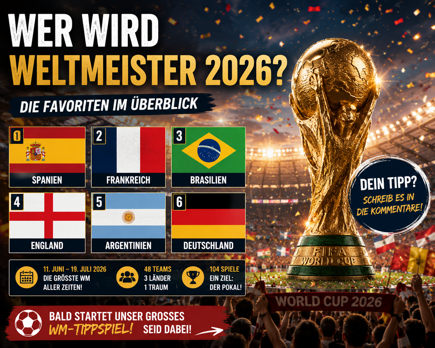 WM 2026: Wer holt den Titel?