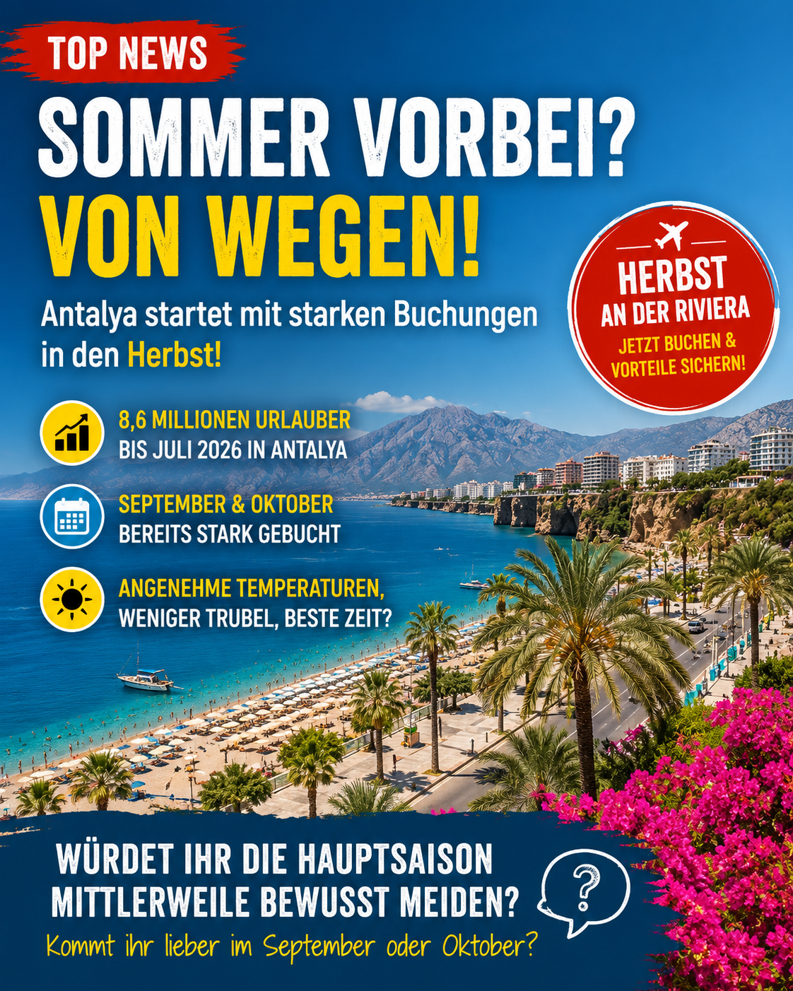 SOMMER VORBEI? VON WEGEN!